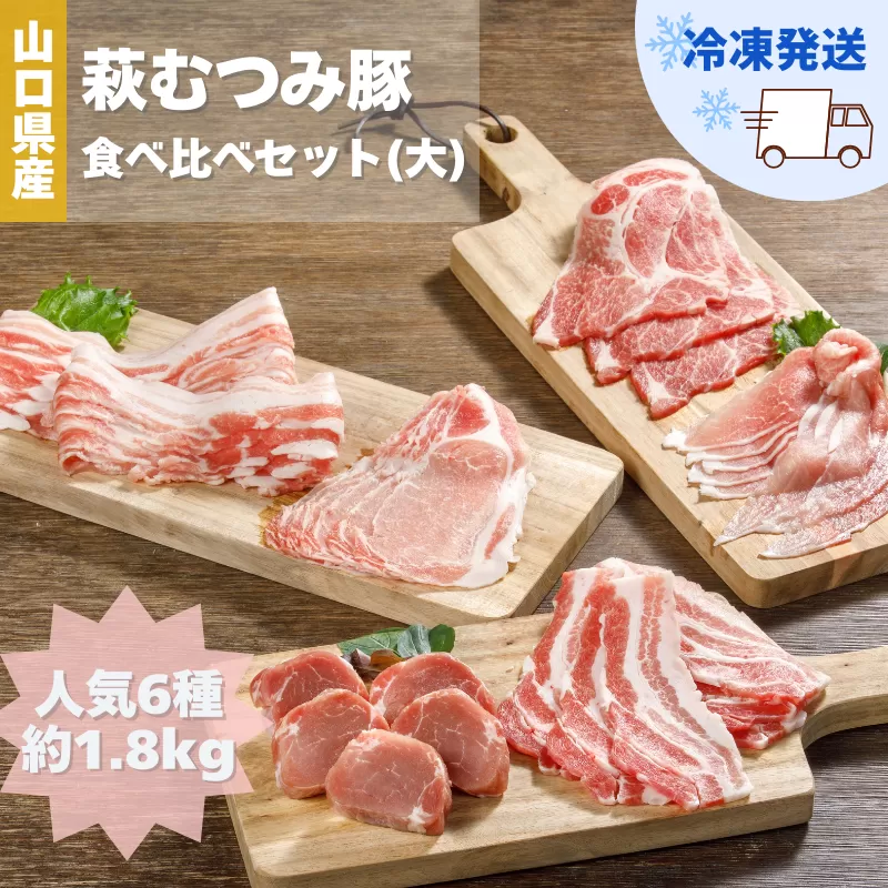 萩むつみ豚 食べ比べセット（大）｜HG000569