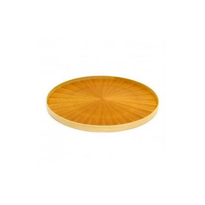 Round Rays Tray L　ケヤキ Zelkowa