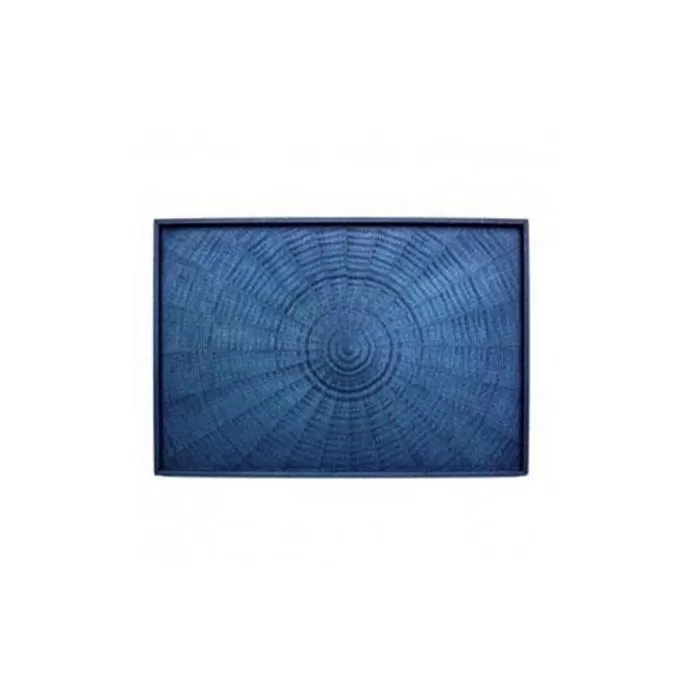 Rectangle Rays Tray　藍染