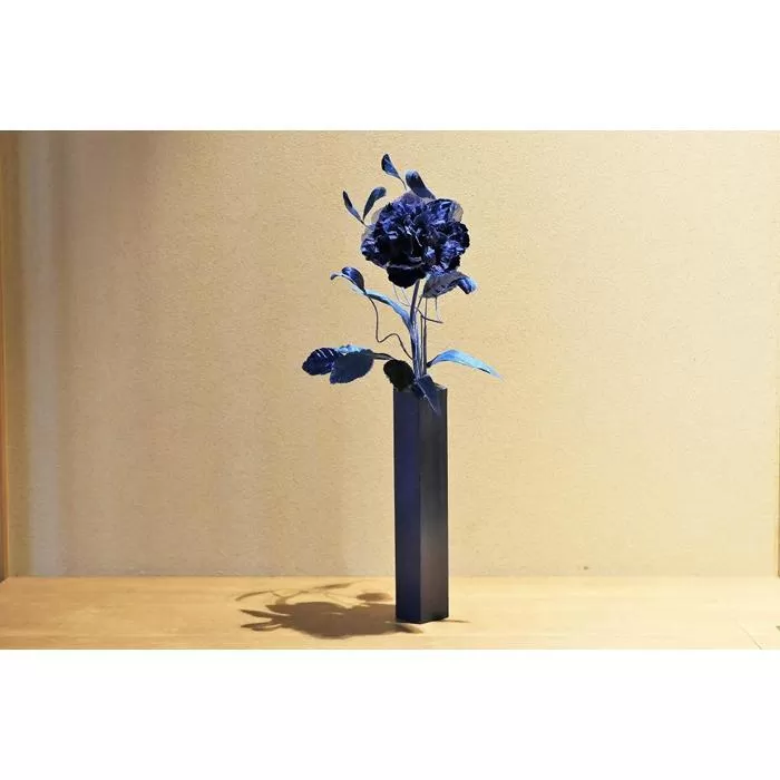 藍染花一輪挿しアレンジ 大【シャクヤク】