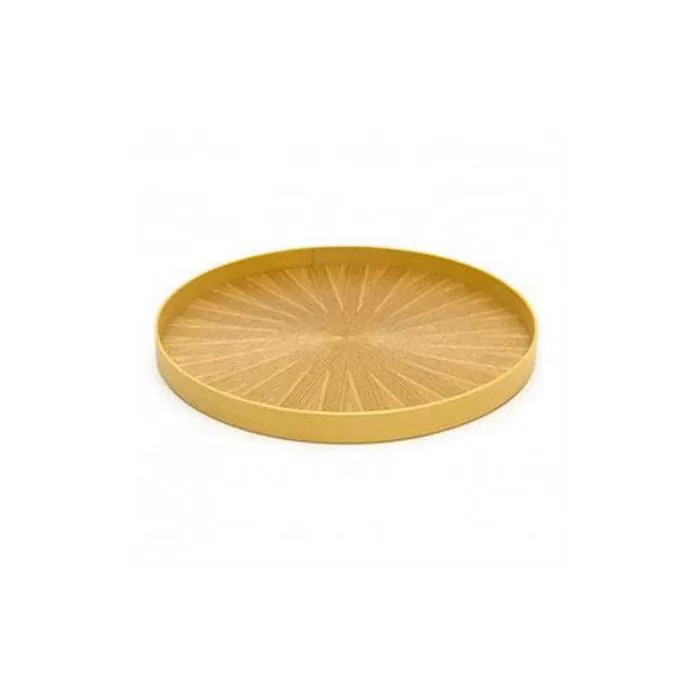 Round Rays Tray S　タモ Ash