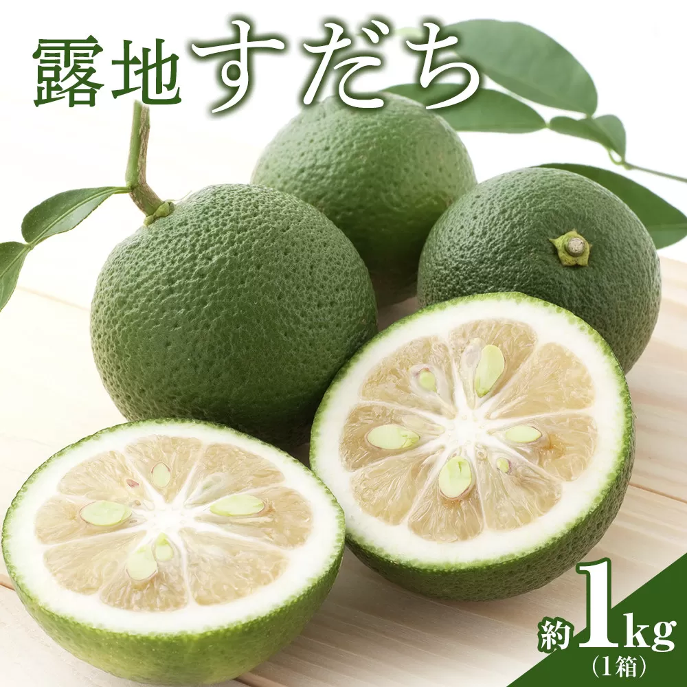 【期間限定】露地すだち約1kg（1箱）