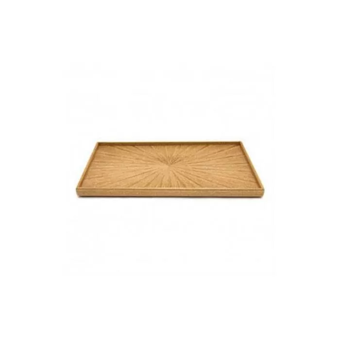 Rectangle Rays Tray　タモ ash
