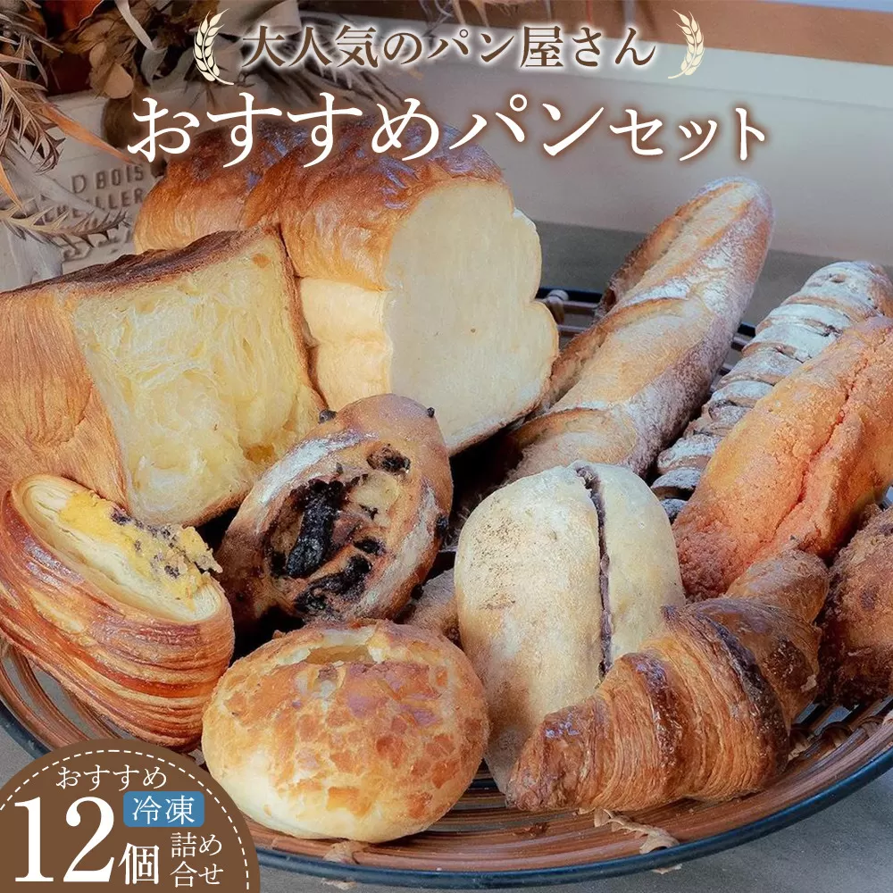 【定期便 全6回】おすすめパン  12個×6 (計72個） 冷凍パン