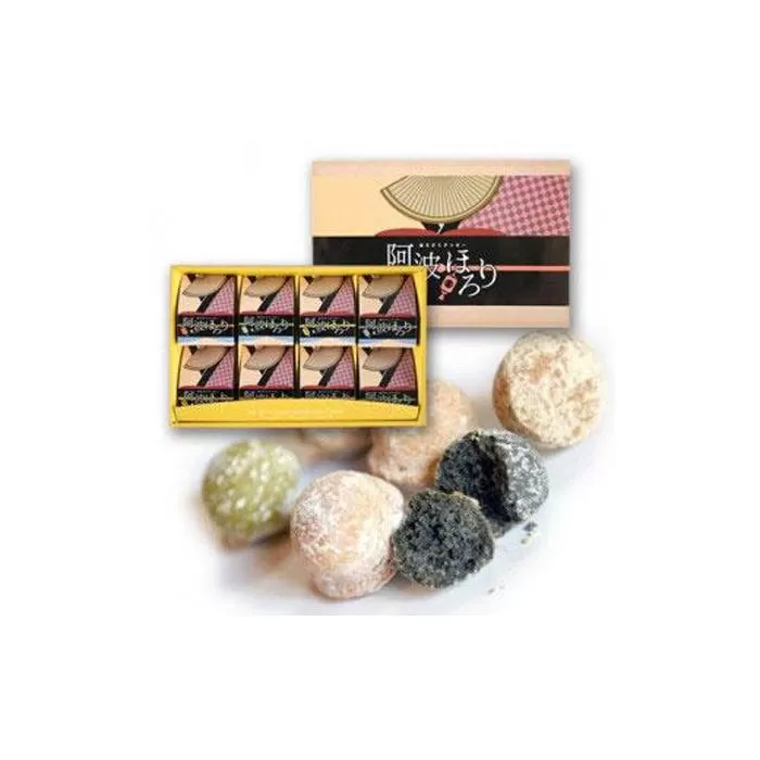 西洋浪漫菓子オカヤマ 阿波ほろり(ほろさくクッキー)6種類8箱詰合せ