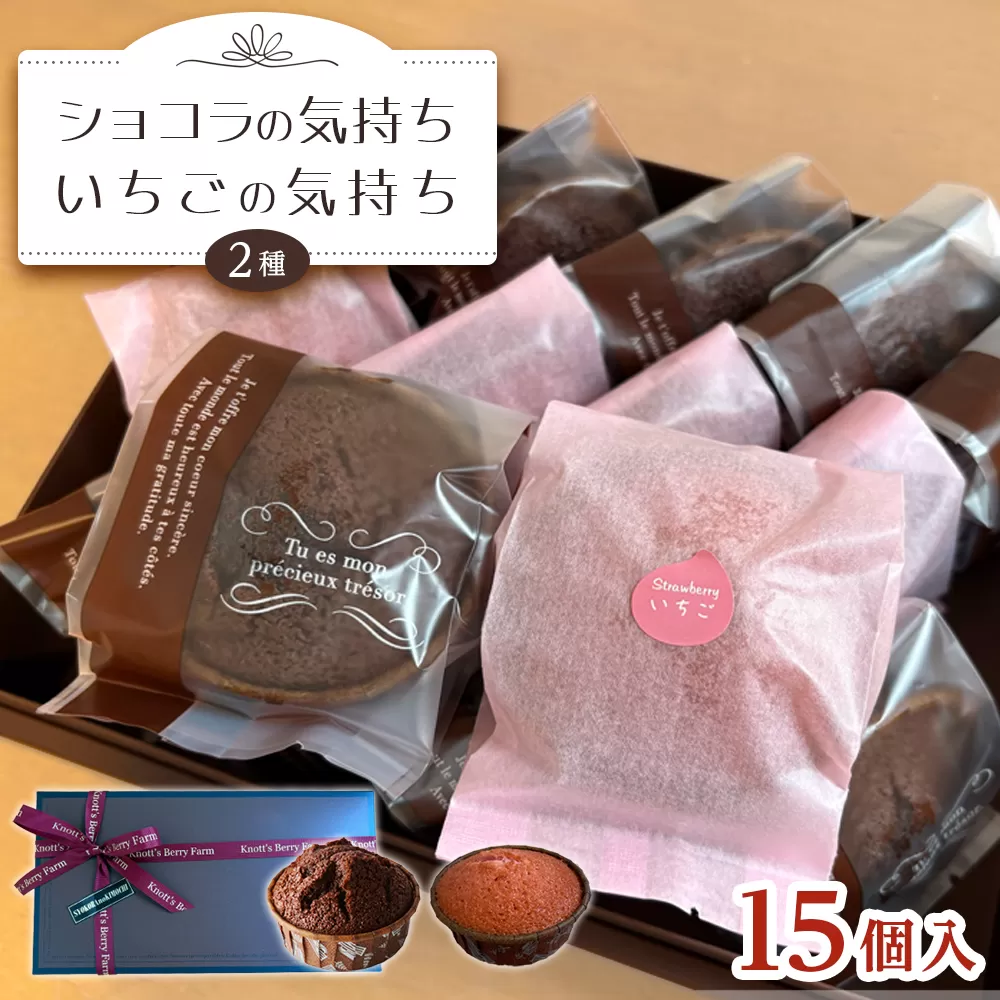 ショコラの気持ちといちごの気持ちのセット（１５個入り）