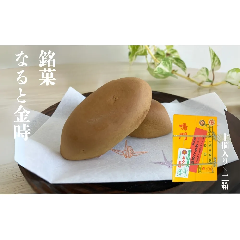 銘菓なると金時　２箱セット　スイーツ　和菓子　さつまいも　鳴門金時　