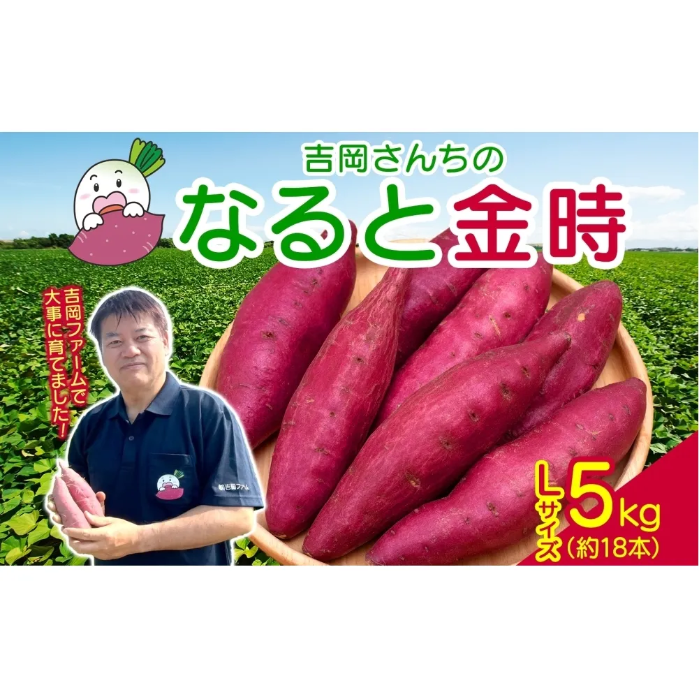 「吉岡さんちのなると金時」 Lサイズ 5kg