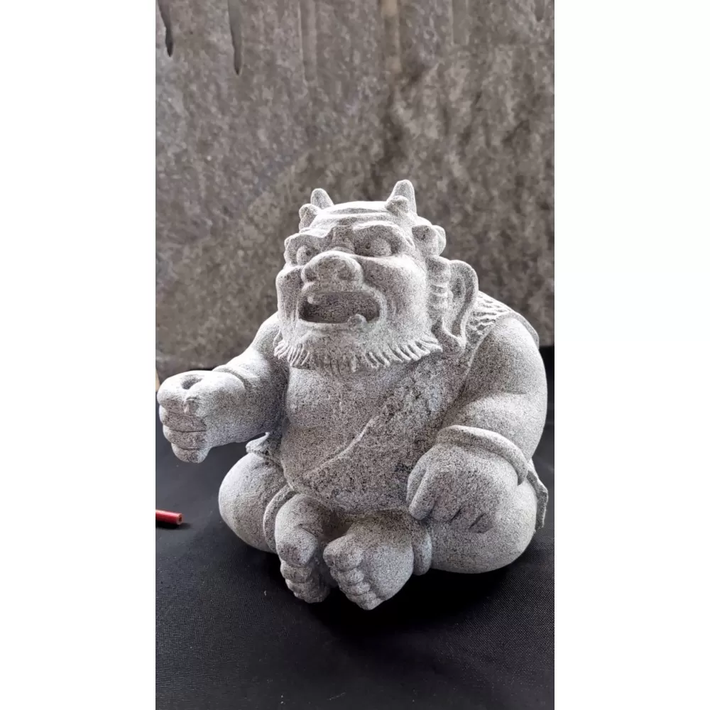 庵治石「鬼っこ」げん爺