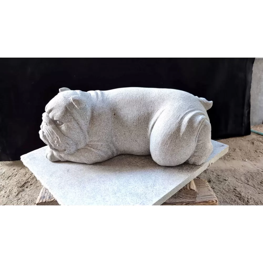 庵治石　ブルドッグ