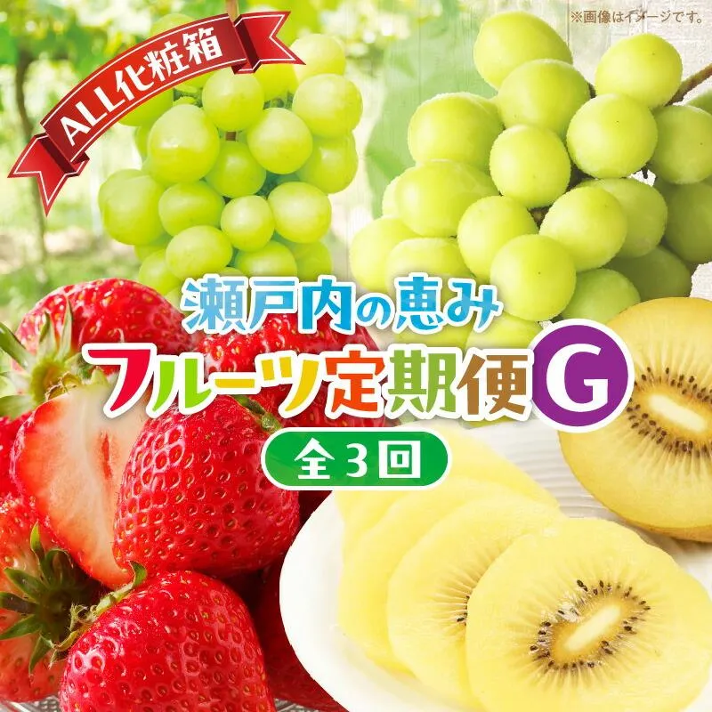 【ALL化粧箱】【3回お届け】高松市自慢のフルーツ定期便【G】