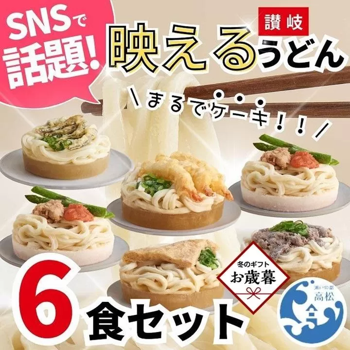 【お歳暮ギフト】讃岐うどん6種食べ比べセット（THE SANUKI NOODLE）