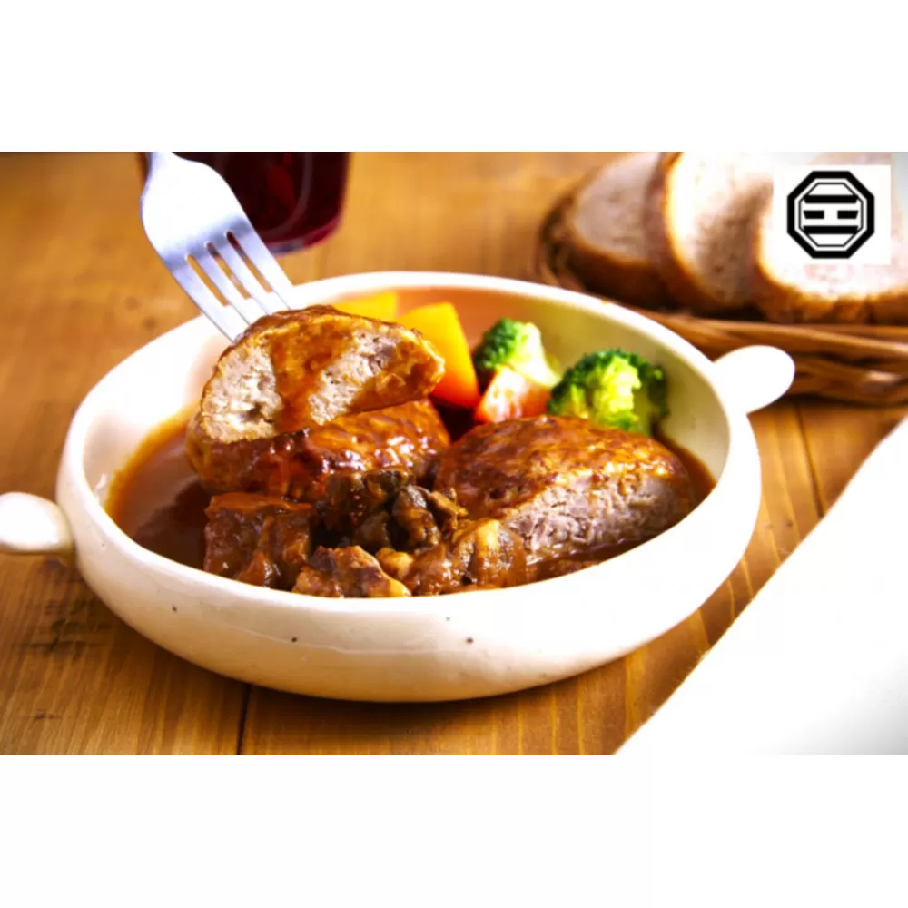 ぶつぎりたんちゃん特製 牛たんハンバーグ＆シチュー