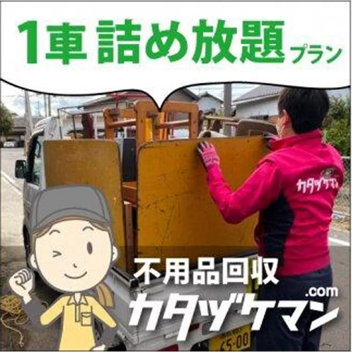 不用品：軽トラック1車詰め放題プラン（カタヅケマン1名）【高松市限定】