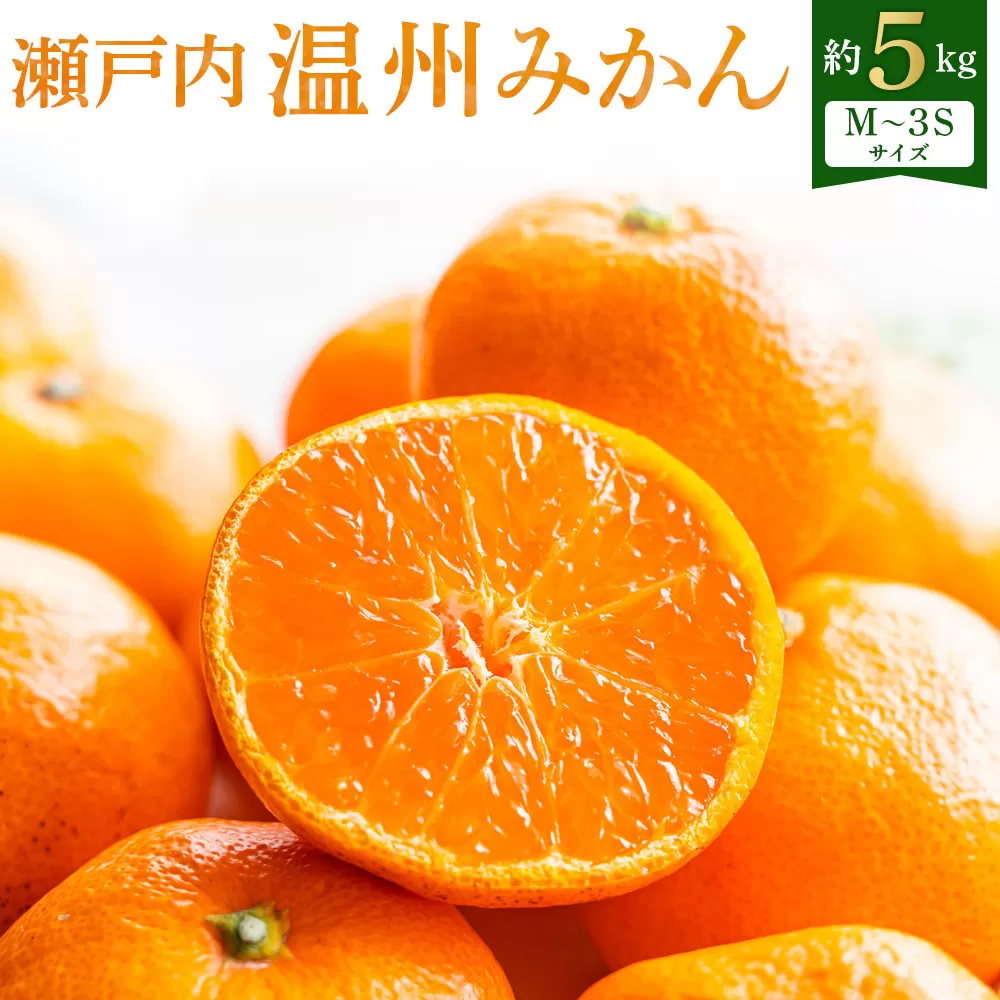 [先行予約]瀬戸内温州みかん M〜3Sサイズ 約5kg[2026年10月上旬〜2027年1月下旬配送]|柑橘 みかん 温州みかん ミカン 小粒みかん 蜜柑 小玉 箱 甘い 果物 くだもの フルーツ 香川 高松市 人気 おすすめ