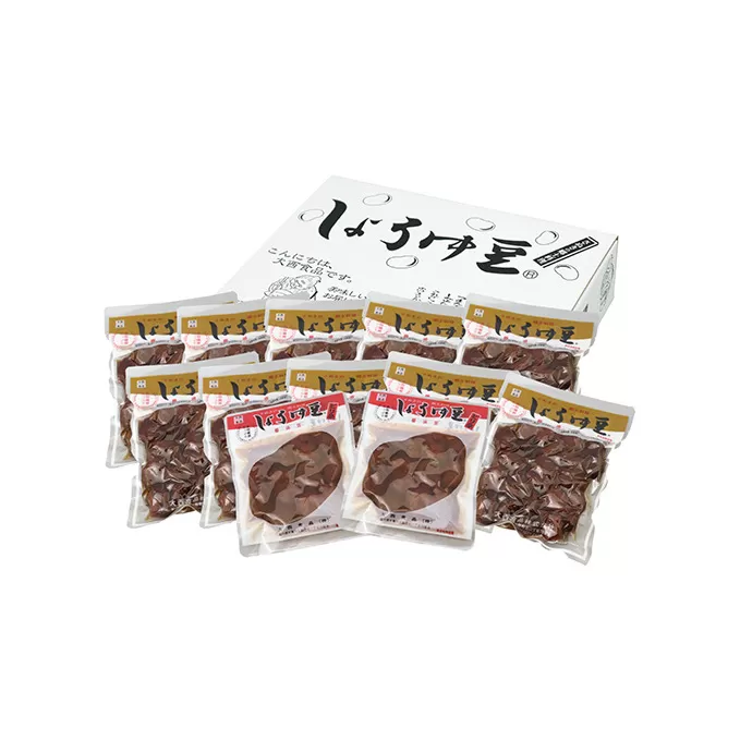 おつまみ 大西 しょうゆ豆 定番 10袋 ピリ辛味 2袋 加工食品 豆類 しょうゆ 豆 郷土料理 ギフト つまみ 肴 ビール 