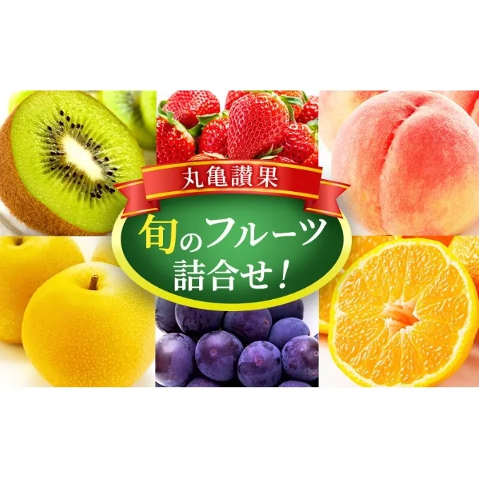 【丸亀讃果】【定期便 2ヶ月】今が旬の厳選果実 詰め合わせ 丸亀讃果 旬のフルーツ 食べ比べ いちご みかん デコポン びわ 桃 梨 ぶどう 柿 キウイ 柑橘 柑橘類 果物 デザート おやつ 旬 産地直送 旬の果物 お取り寄せ 冷蔵 冷蔵配送 定期 2回