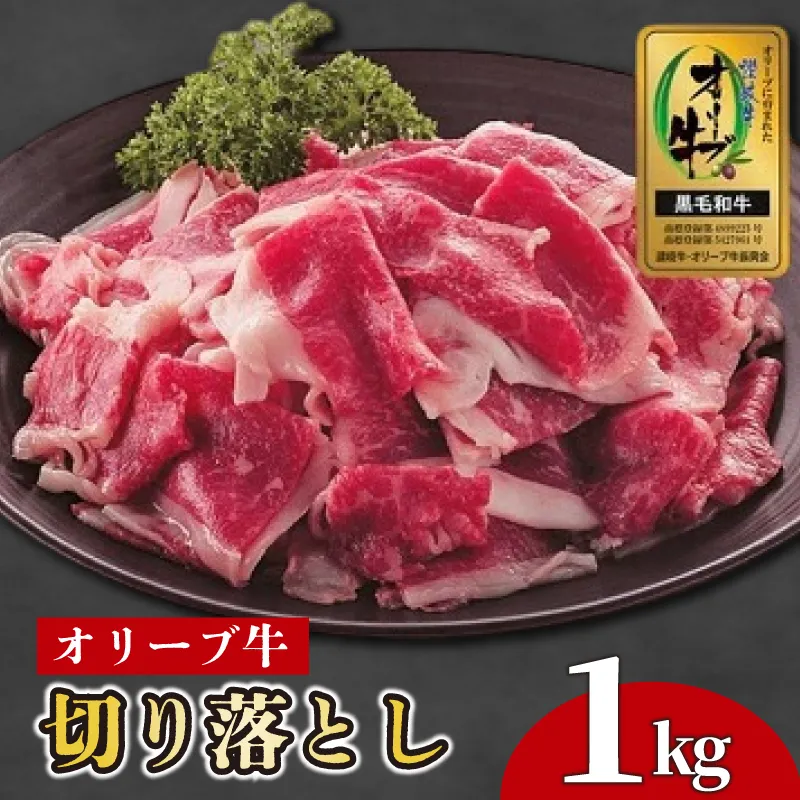 牛肉 切り落とし オリーブ牛 1kg 肉 お肉 牛 和牛 国産 切落し すき焼き しゃぶしゃぶ 焼肉 焼き肉 プレゼント 贈答用 記念日 香川県 丸亀市