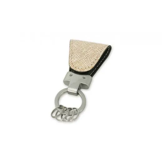 キーホルダー Key Clip キークリップ カラー バニラ キーリング 革 レザー キーケース 鍵 収納 鍵束 簡易 フック 小物 メンズ レディース おしゃれ 持ち歩き