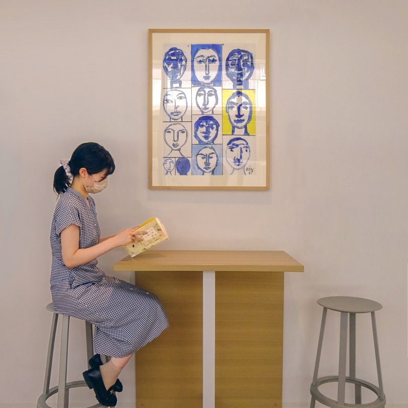 丸亀市猪熊弦一郎現代美術館 いのくまさんの複製画4 ｜丸亀市