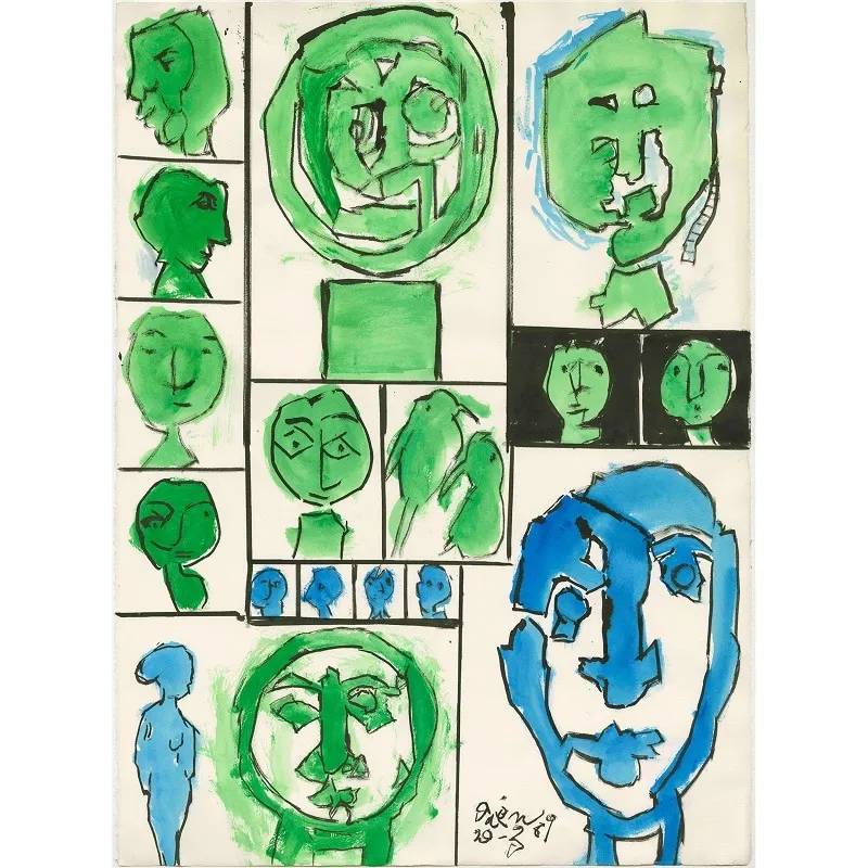 丸亀市猪熊弦一郎現代美術館 いのくまさんの複製画6 