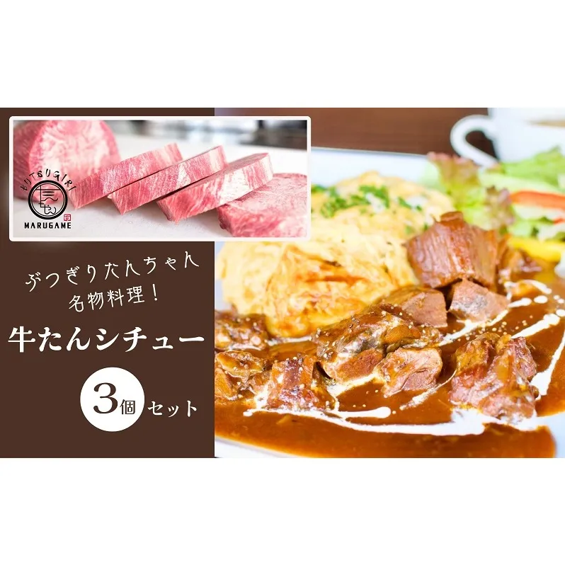 牛タンシチュー 200g ×3個 セット ぶつぎりたんちゃん名物料理 厚切り 牛タン シチュー ビーフシチュー 牛肉 牛 ビーフ お肉 肉 惣菜 スープ 冷凍食品 湯煎 レトルト レトルト食品 真空パック デミグラス デミグラスソース 冷凍 冷凍配送 香川 丸亀