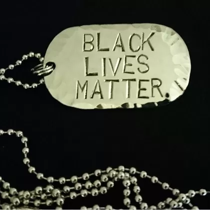 【限定１品】名言タグプレート　Black Lives Matter