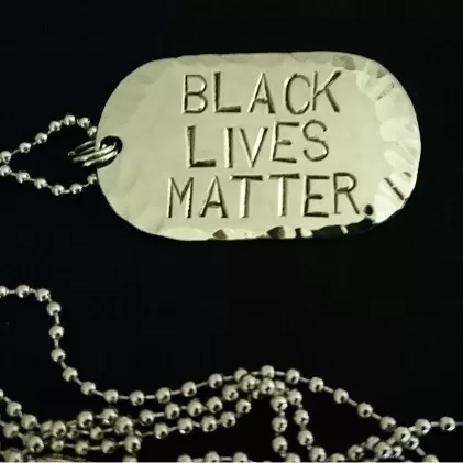 【限定１品】名言タグプレート　Black Lives Matter ファッション ペンダント ネックレス アクセサリー 工芸品 装飾品 