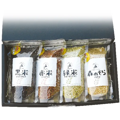 自然玄米4点セット お米 