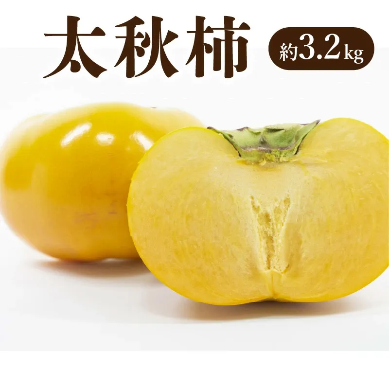 新食感甘柿 「太秋柿(たいしゅうがき)」 約3.2kg