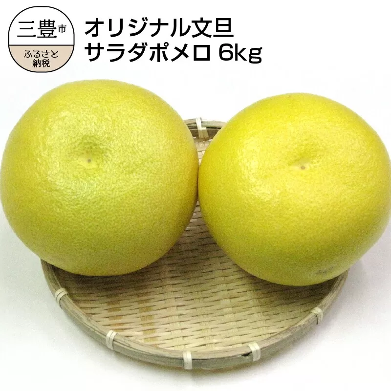 【ふるさと納税】オリジナル文旦「サラダポメロ」約6ｋｇ（5～10玉）