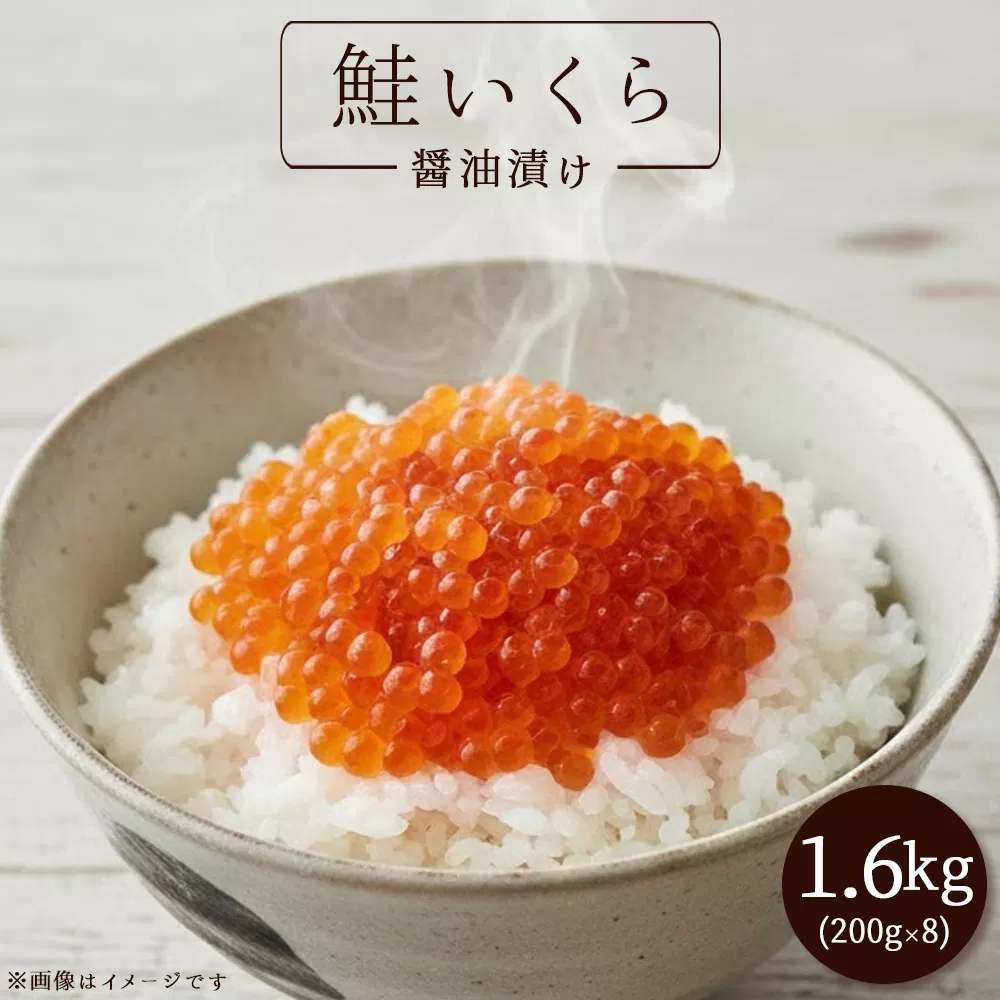 【ふるさと納税】いくら醤油漬け 1.6kg(200g×8)