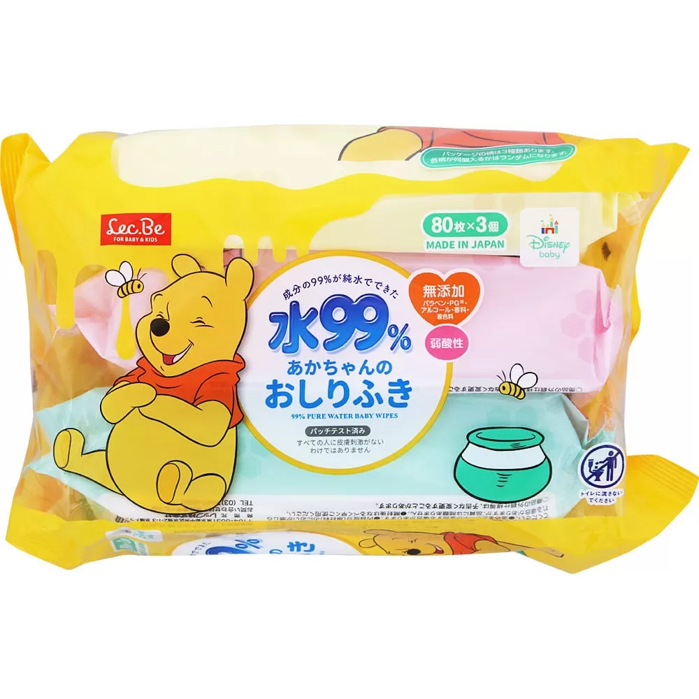【ふるさと納税】おしりふき 80枚×3個入×16 くまのプーさん ディズニー [ ベビー用品 ウェットティッシュ 無添加 弱酸性 大容量 子育て必需品 ギフト 送料無料 ドウシシャ  ]