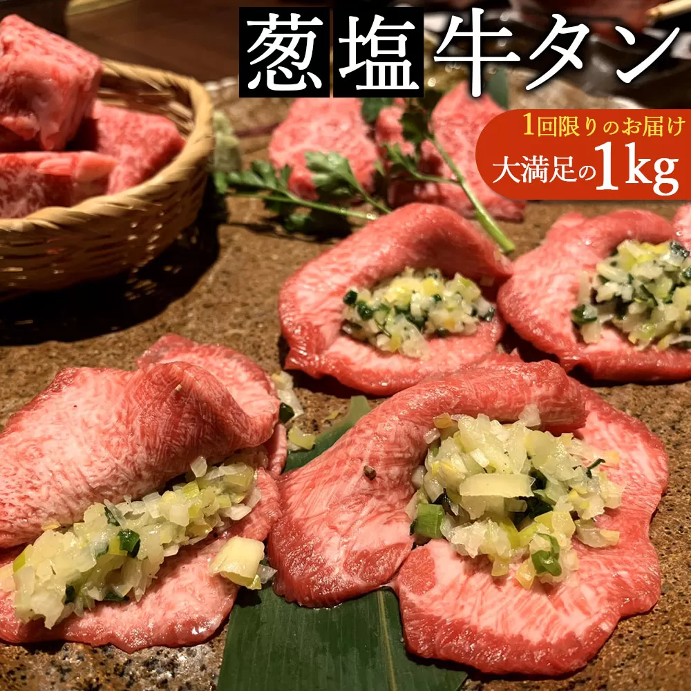 葱塩牛タンスライス500g×2