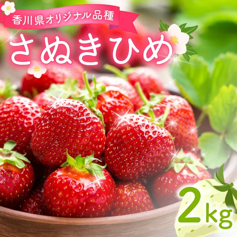 [ふるさと納税][配送不可地域:北海道・沖縄県・離島] いちご 約 2kg 250g 8パック さぬきひめ 1月以降順次発送 光沢のある ジューシー 果肉 丸み かわいい 甘み 深みのある 香り 香川県 三豊市 オリジナル品種 果物 フルーツ お取り寄せ 送料無料 秋 旬