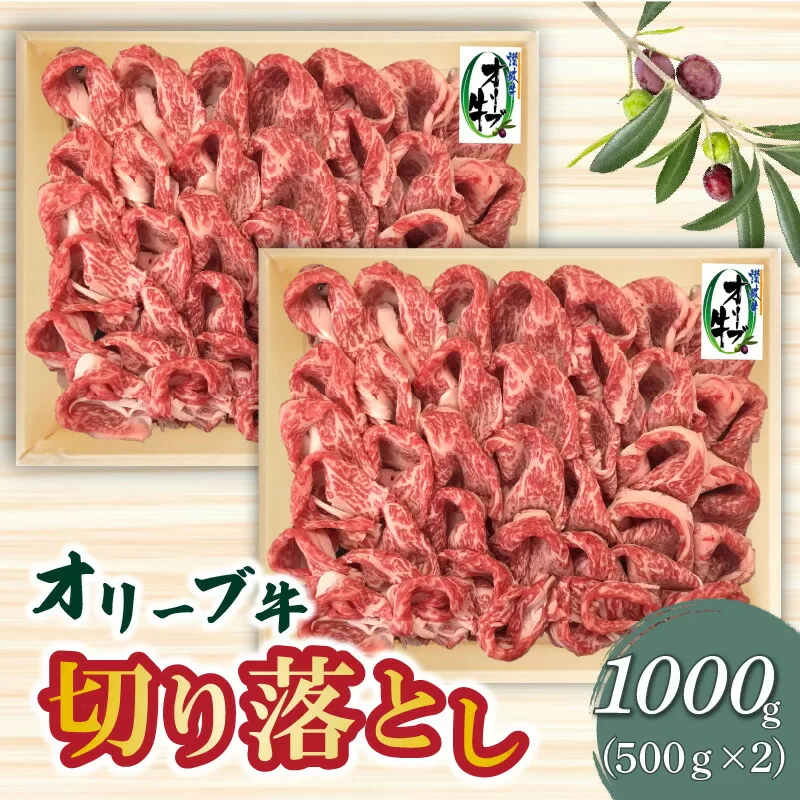 [ふるさと納税]オリーブ牛 切り落とし 1kg (500g×2) [ 讃岐牛 すき焼き しゃぶしゃぶ 焼肉 ランキング ブランド牛 小間 牛肉 お肉 国産 一押し 送料無料 牛肉 切り落とし 三豊市 34000 34, 返礼品 人気 セット 株式会社ササハラ ]