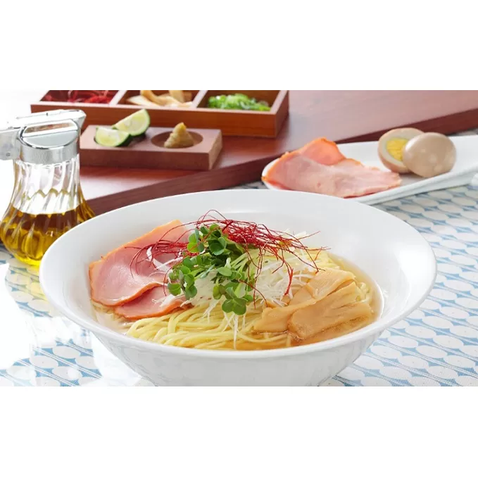 【 小豆島 】小豆島美味しくて5麺（ごめん）！オリーブラーメン塩スープ5本セット テレビで紹介されました！ 麺類 塩ラーメン 