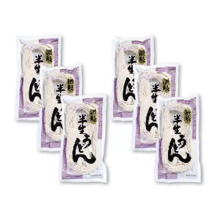 半生うどん 6個入