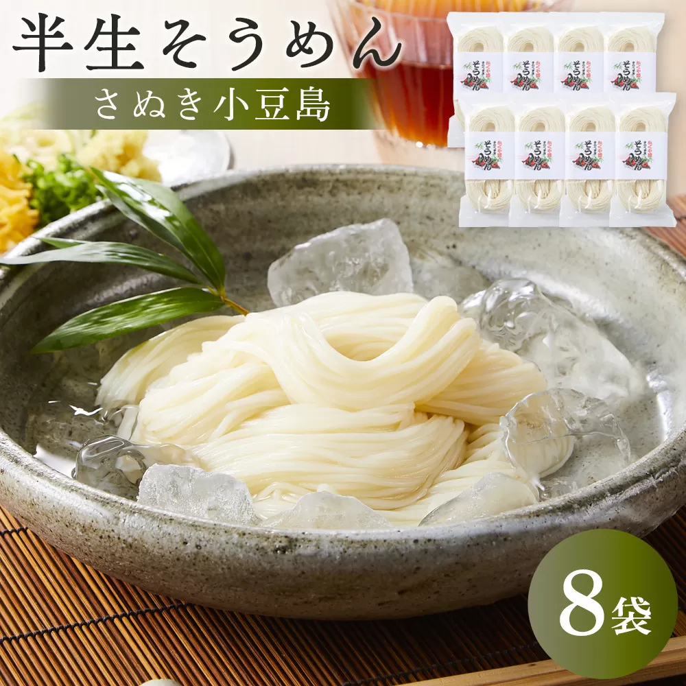 【さぬき小豆島】半生そうめん （250g×8袋）