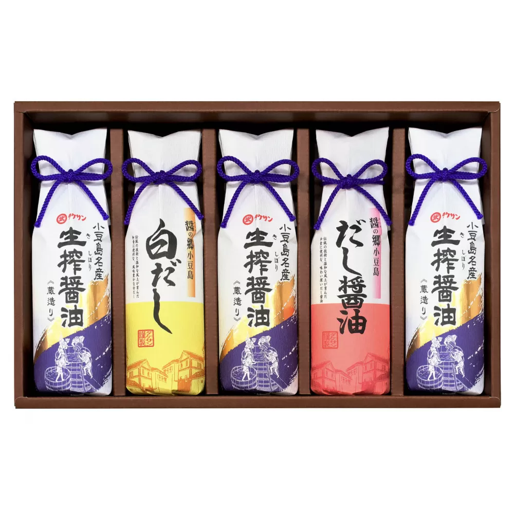 小豆島生搾醤油・調味料詰合せ詰合せ MA-30