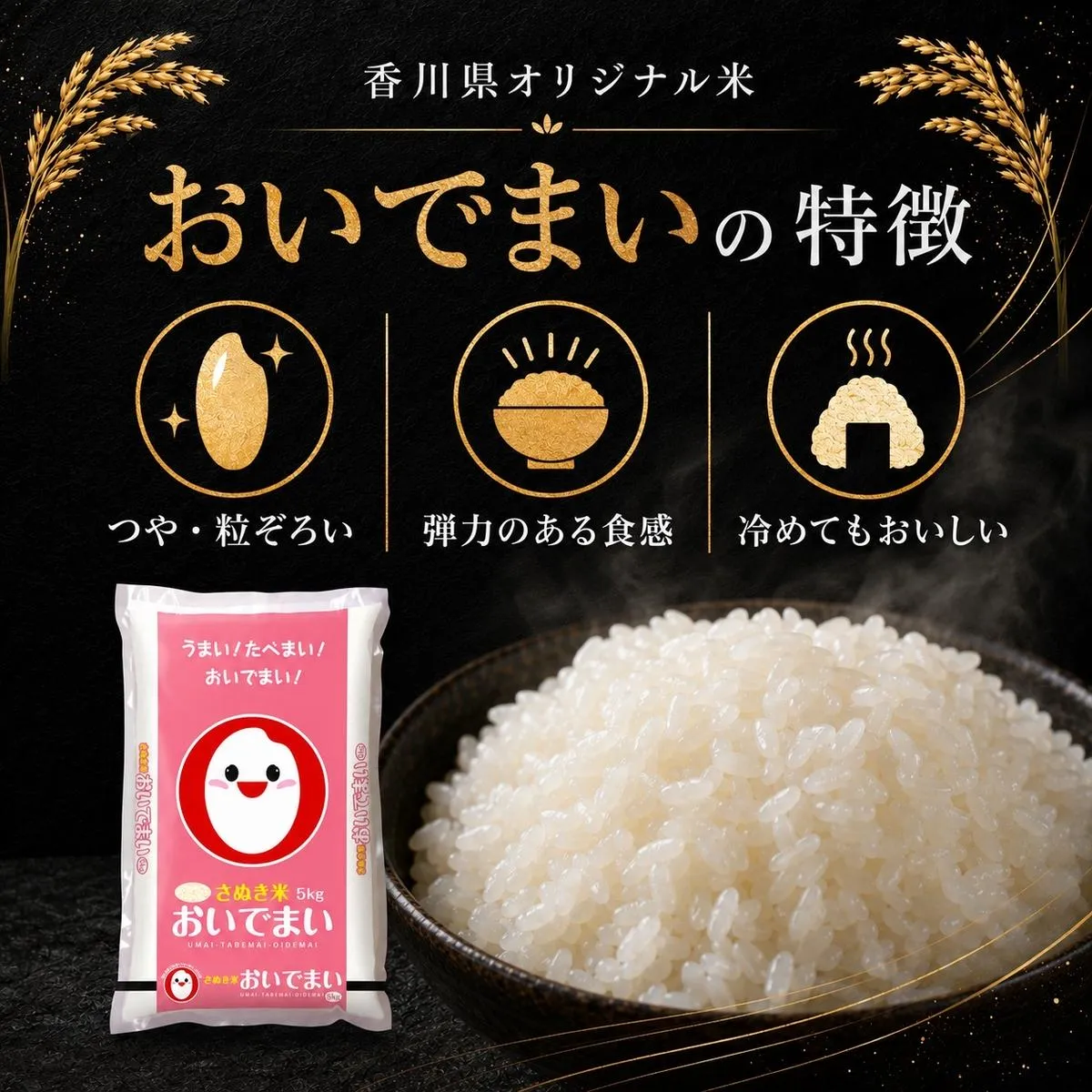香川のお米 おいでまい 5kg お米 米 コメ 精米 白米 香川 香川県