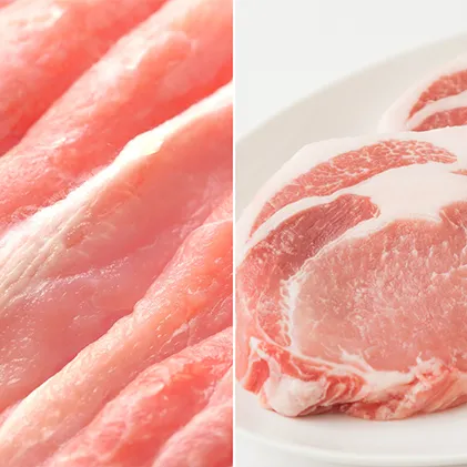 讃岐もち豚 ローススライス・テキカツ 各1kgセット お肉 豚肉 