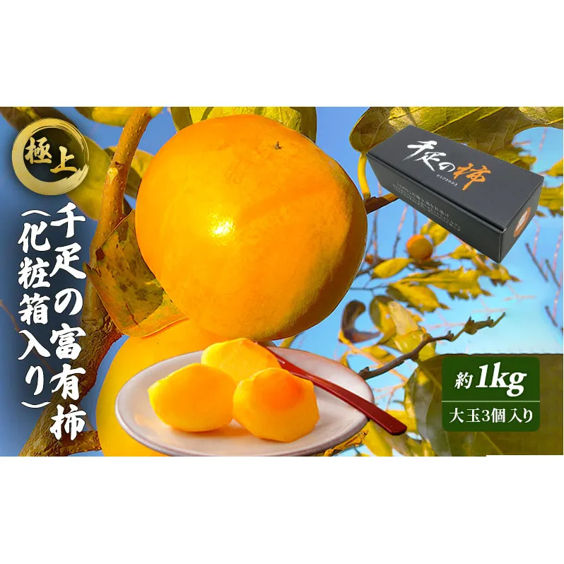 極上！ 千疋の富有柿(化粧箱入り) 果物類