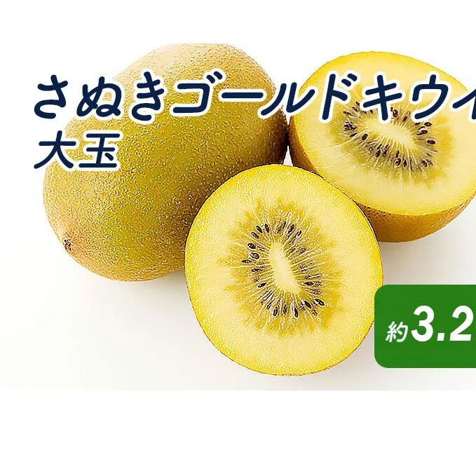 さぬきゴールドキウイ　大玉約3.2kg_キウイフルーツ 果物詰合せ くだもの