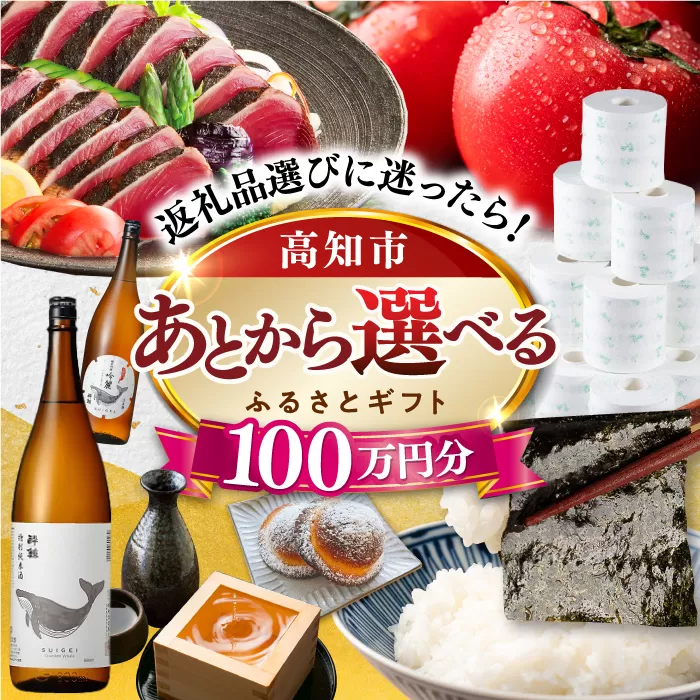 [あとから選べる]高知市ふるさとギフト 100万円分 [ATZX011]