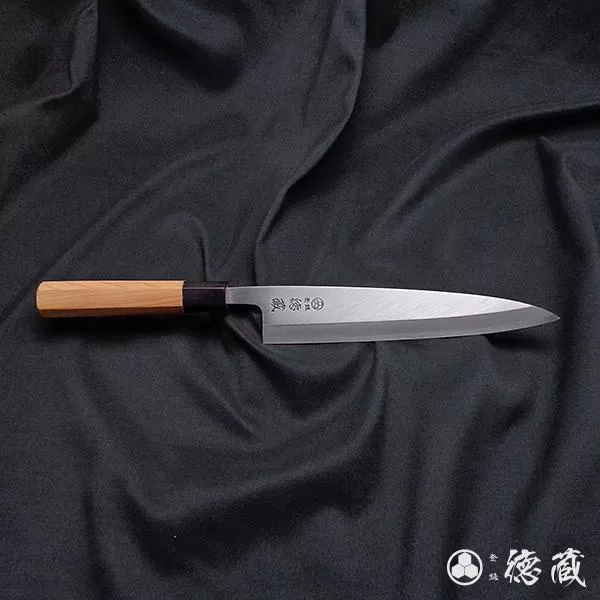 土佐打ち刃物 身卸包丁 225mm 片刃 上白鋼 イチイ八角柄 徳蔵オリジナル 【27025】【グレイジア株式会社】[ATAC103]