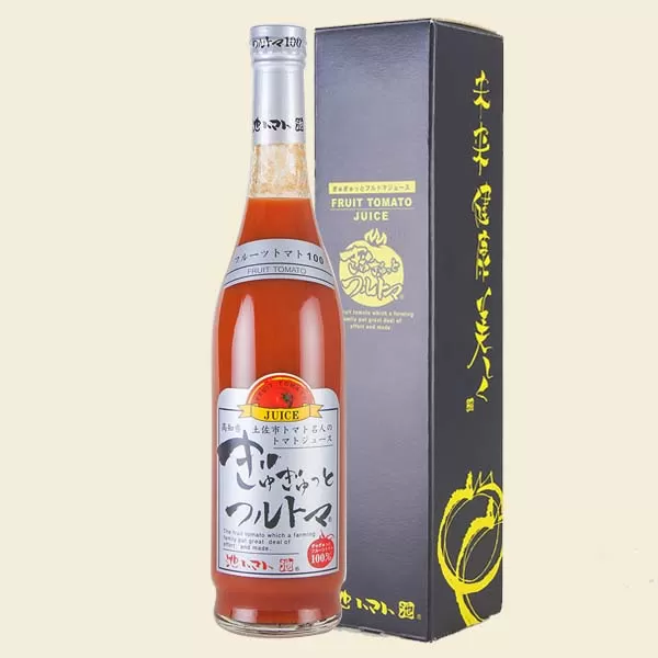 ぎゅぎゅっとフルトマ 銀ラベル (糖度10度) 500ml 池一菜果園 池トマト トマトジュース [グレイジア株式会社] [ATAC276]