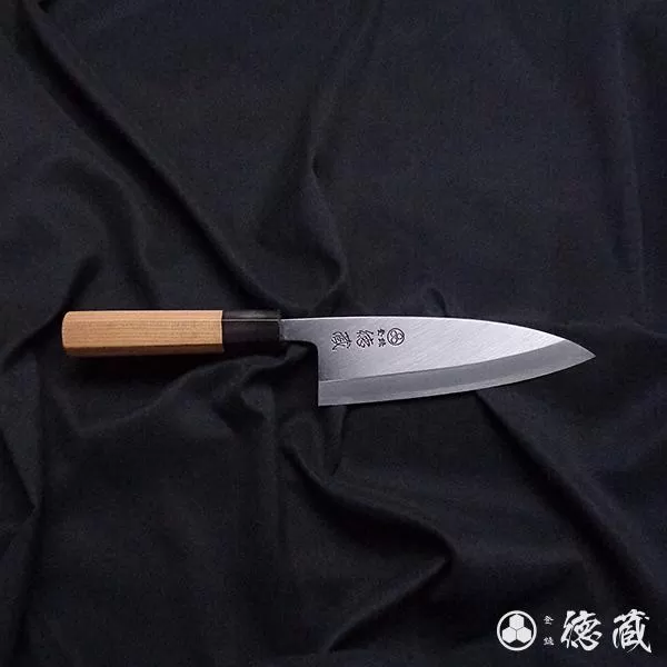 土佐打ち刃物 出刃包丁 150mm 片刃 上白鋼 イチイ八角柄 徳蔵オリジナル 【27020】【グレイジア株式会社】[ATAC100]