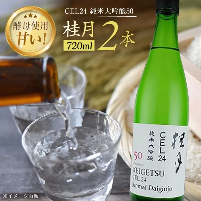 桂月 CEL24 純米大吟醸50 720ml 2本 日本酒 地酒 【近藤酒店】 [ATAB083]