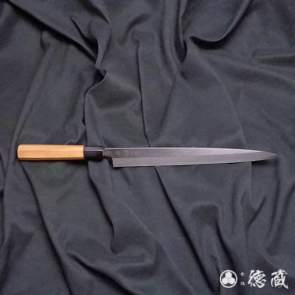 土佐打ち刃物 柳刃包丁 300mm 片刃 上白鋼 イチイ八角柄 徳蔵オリジナル 【27003】【グレイジア株式会社】[ATAC086]